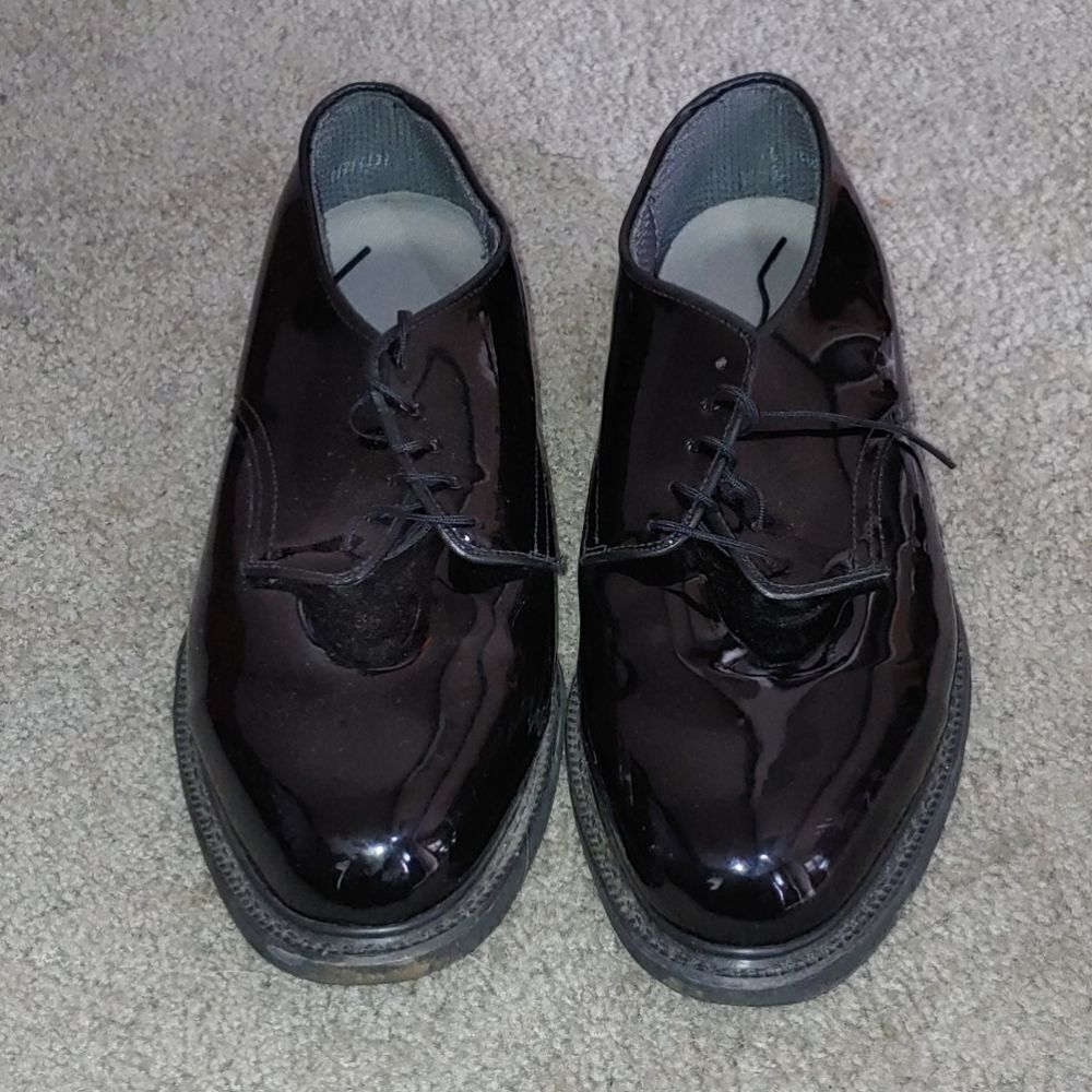 Vibram sole  black dress shoe Sz 12